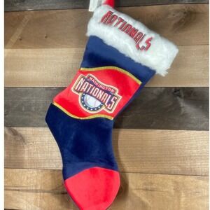 Washington Nationals MLB Team Bean Authentic Christmas Holiday Stocking